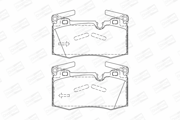 Brake Pad Set, disc brake (573423CH)