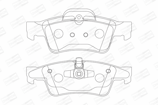 Brake Pad Set, disc brake (573202CH)