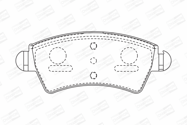 Brake Pad Set, disc brake (573036CH)