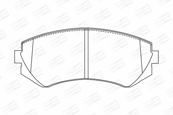 Brake Pad Set, disc brake (572541CH)