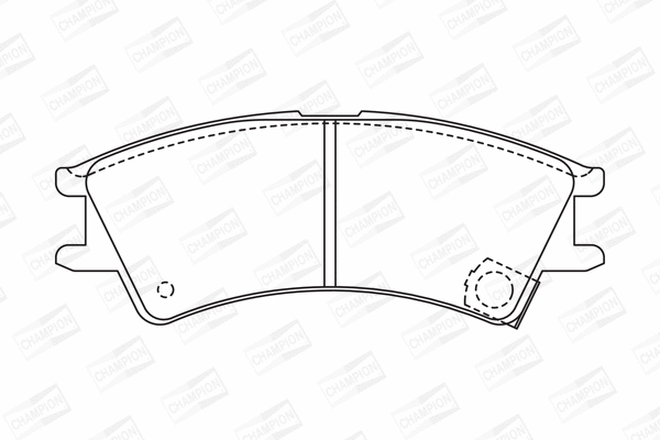 Brake Pad Set, disc brake (572401CH)