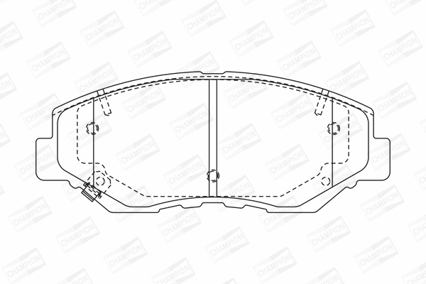 Brake Pad Set, disc brake (572504CH)
