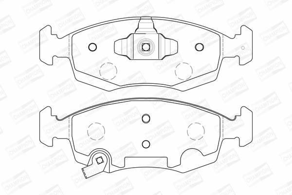 Brake Pad Set, disc brake (573366CH)