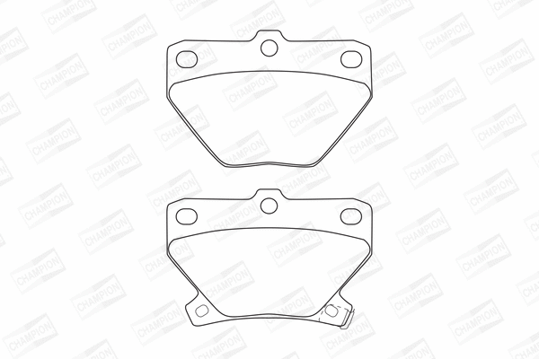 Brake Pad Set, disc brake (572450CH)