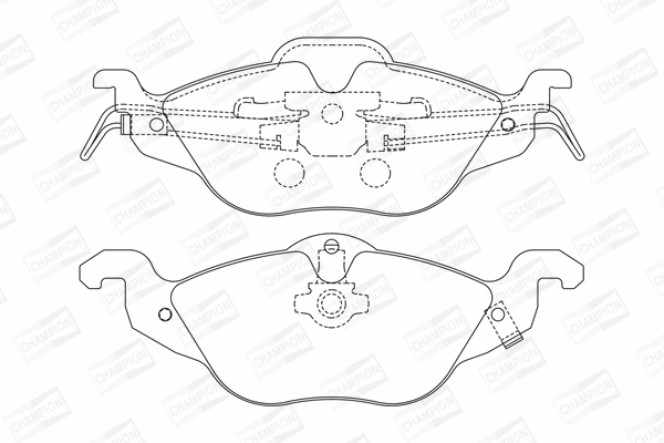 Brake Pad Set, disc brake (571968CH)