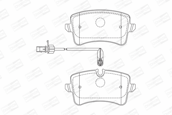 Brake Pad Set, disc brake (573428CH)