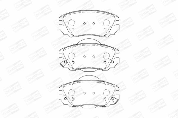 Brake Pad Set, disc brake (573269CH)
