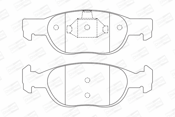 Brake Pad Set, disc brake (571949CH)
