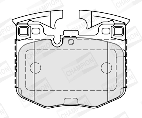 Brake Pad Set, disc brake (573877CH)