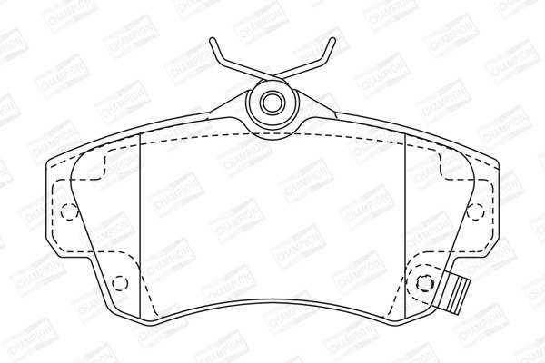 Brake Pad Set, disc brake (573033CH)