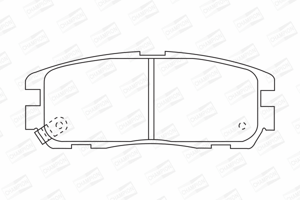 Brake Pad Set, disc brake (572221CH)