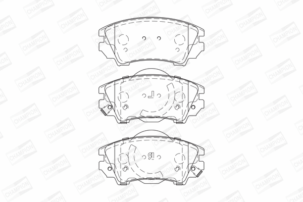Brake Pad Set, disc brake (573270CH)
