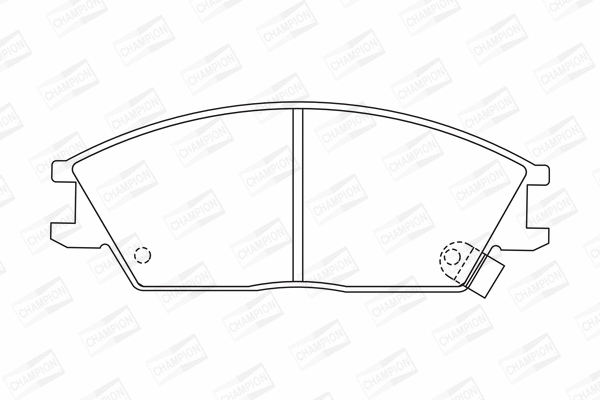 Brake Pad Set, disc brake (572269CH)