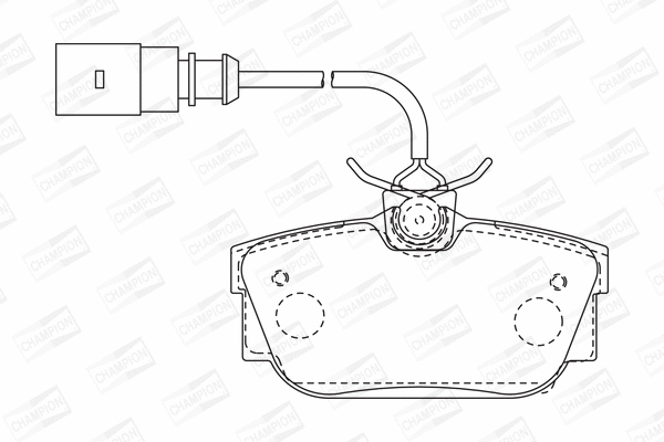 Brake Pad Set, disc brake (573049CH)