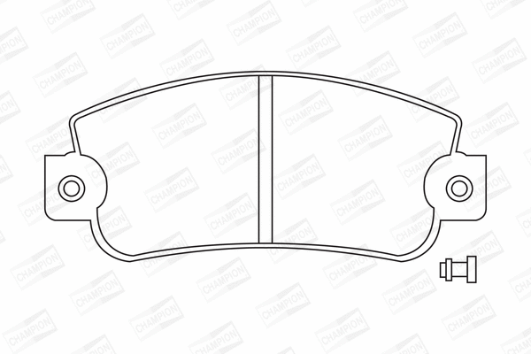 Brake Pad Set, disc brake (571297CH)
