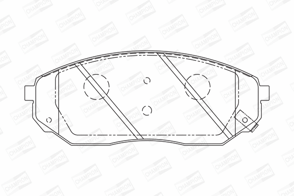Brake Pad Set, disc brake (572511CH)