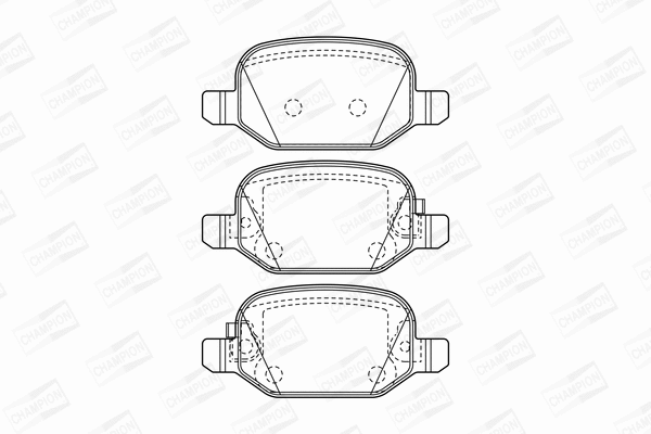 Brake Pad Set, disc brake (573445CH)