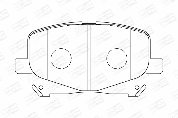 Brake Pad Set, disc brake (572563CH)