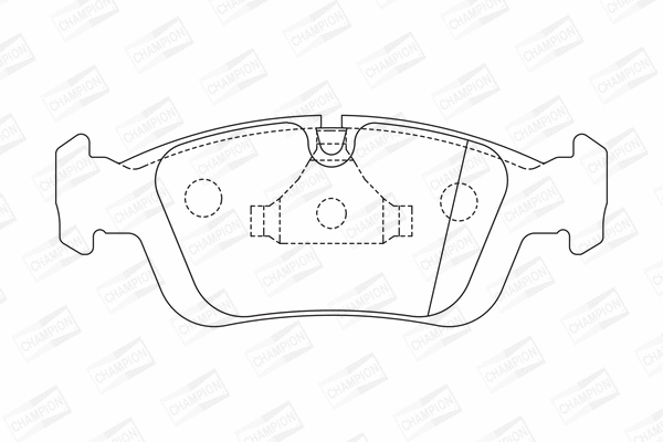 Brake Pad Set, disc brake (571959CH)