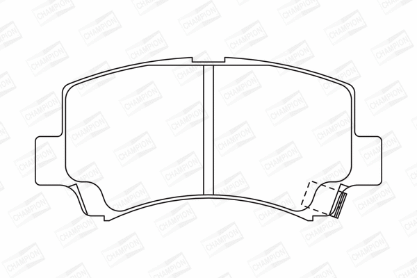 Brake Pad Set, disc brake (572589CH)