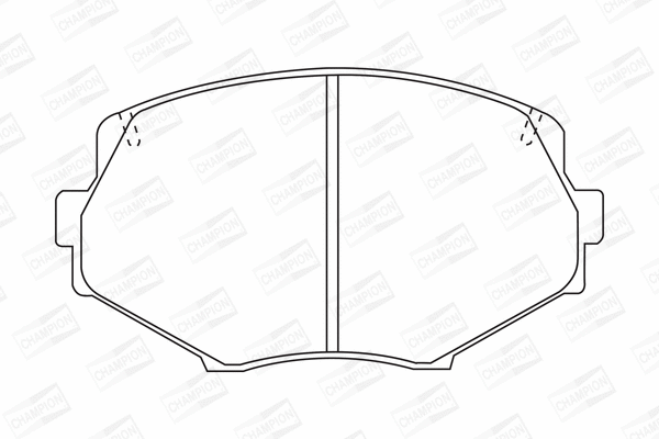 Brake Pad Set, disc brake (572385CH)