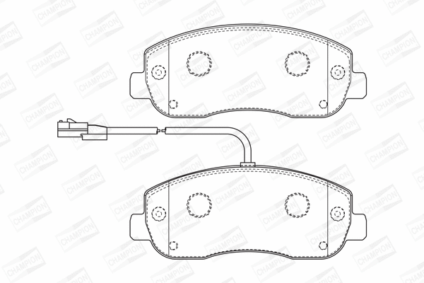 Brake Pad Set, disc brake (573357CH)