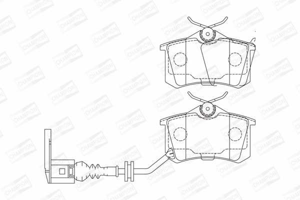 Brake Pad Set, disc brake (573112CH)
