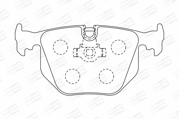 Brake Pad Set, disc brake (571918CH)