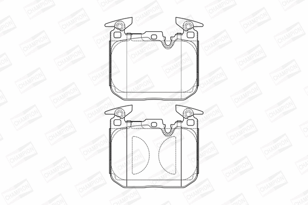 Brake Pad Set, disc brake (573602CH)