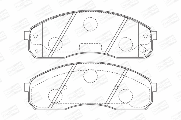 Brake Pad Set, disc brake (572532CH)