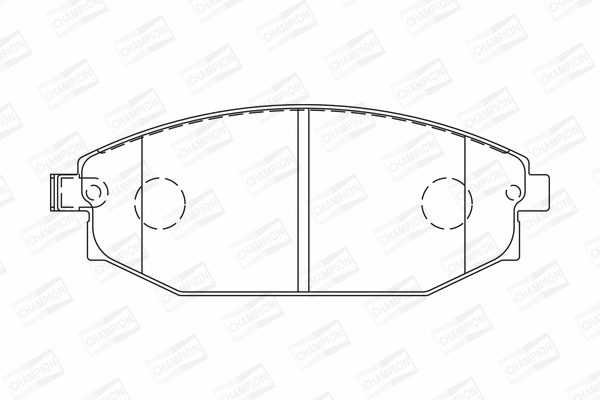 Brake Pad Set, disc brake (572534CH)