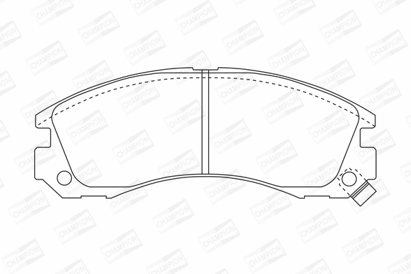 Brake Pad Set, disc brake (572370CH)