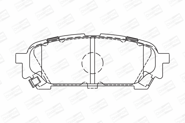 Brake Pad Set, disc brake (572529CH)