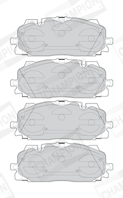 Brake Pad Set, disc brake (573773CH)