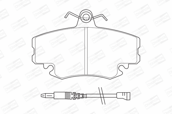 Brake Pad Set, disc brake (571526CH)