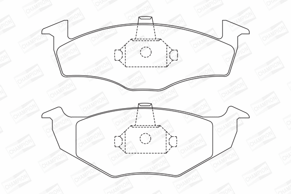 Brake Pad Set, disc brake (571923CH)