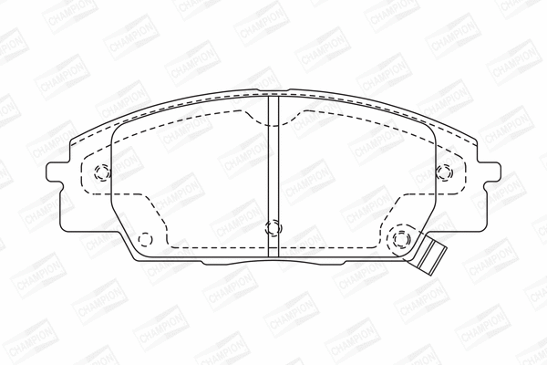 Brake Pad Set, disc brake (572432CH)