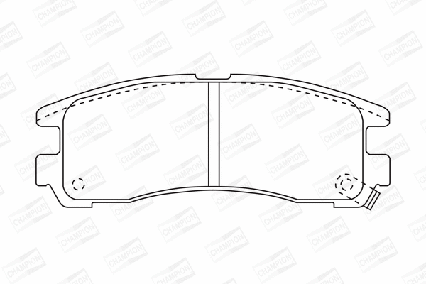 Brake Pad Set, disc brake (572186CH)