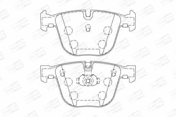 Brake Pad Set, disc brake (571991CH)