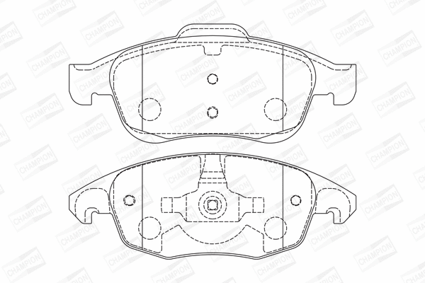 Brake Pad Set, disc brake (573192CH)