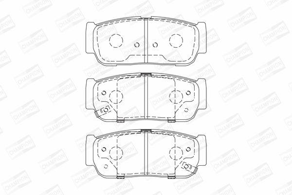 Brake Pad Set, disc brake (573676CH)