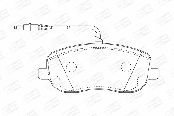 Brake Pad Set, disc brake (573096CH)