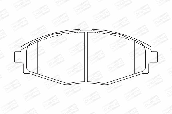 Brake Pad Set, disc brake (572402CH)