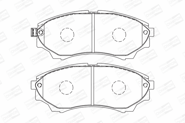 Brake Pad Set, disc brake (572572CH)