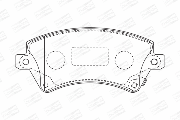 Brake Pad Set, disc brake (572491CH)