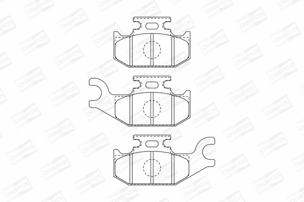 Brake Pad Set, disc brake (573410CH)