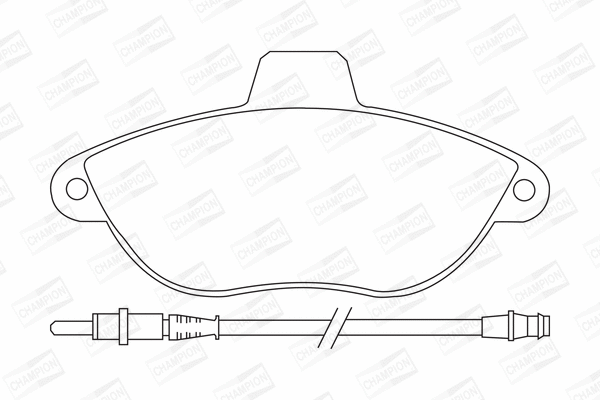 Brake Pad Set, disc brake (571843CH)