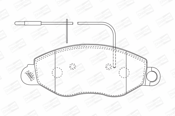 Brake Pad Set, disc brake (572564CH)