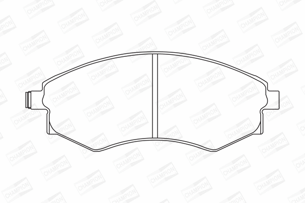 Brake Pad Set, disc brake (572614CH)