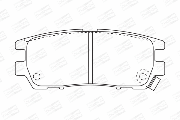 Brake Pad Set, disc brake (572200CH)